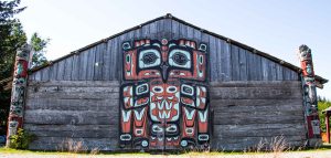 Native Tlingit building-Haines