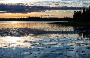 Deadman Lake sunset