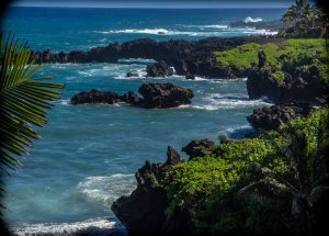 Volcanic coast near Hana