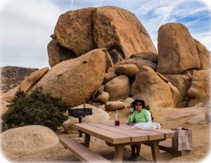 Monzogranite picnic area