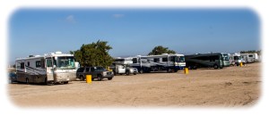 RVs at El Pabellon Beach