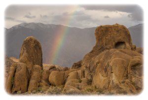 Boondocking rainbow