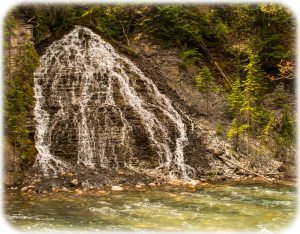 Drain spring, Maligne Canyon