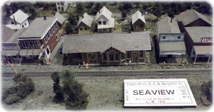 N scale rail display