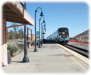 Metrolink near Acton CA