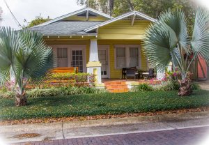 Lakeland has brick streets and colorful bungalows